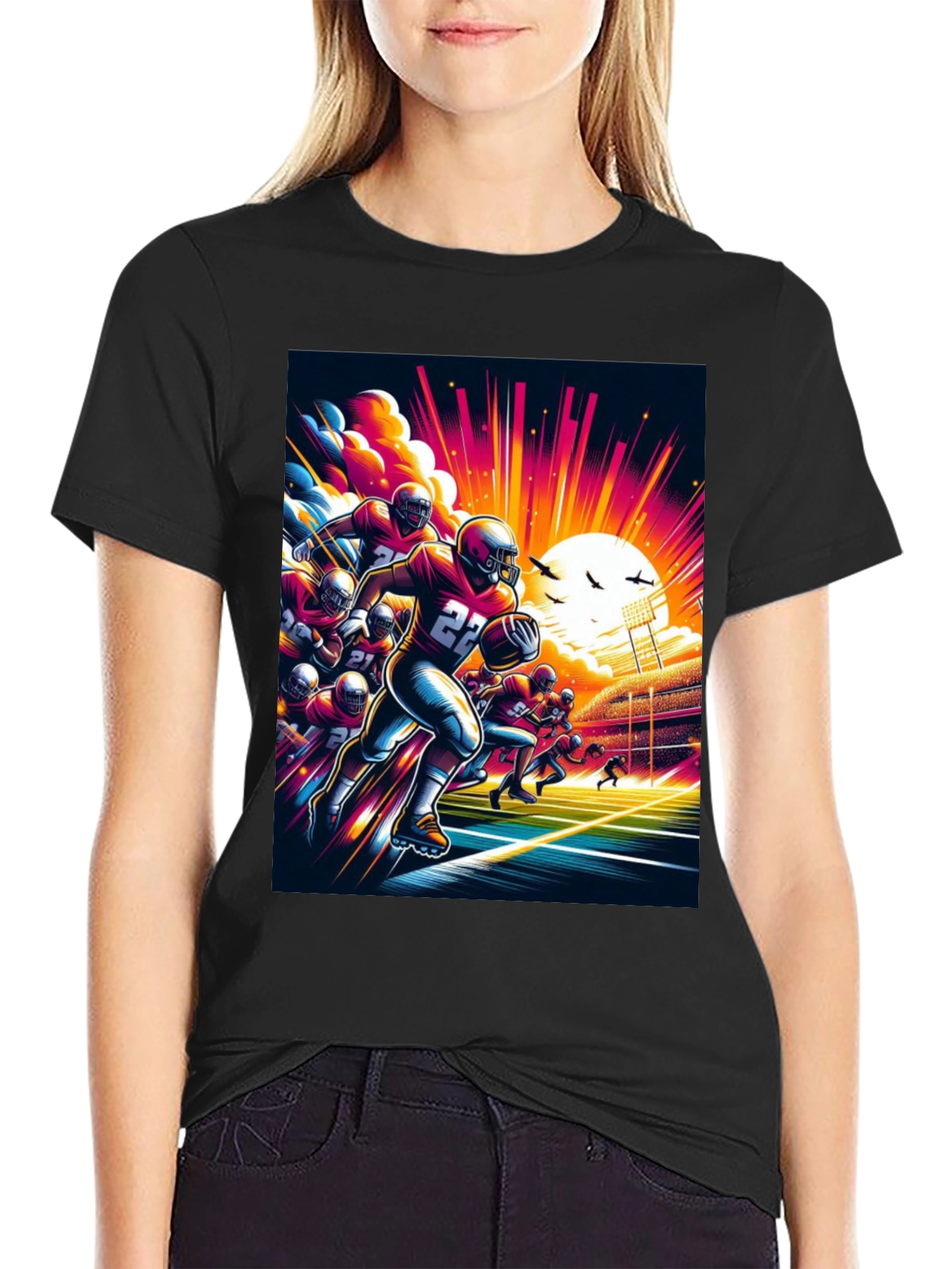Football Graphic Tee - Game Day Style