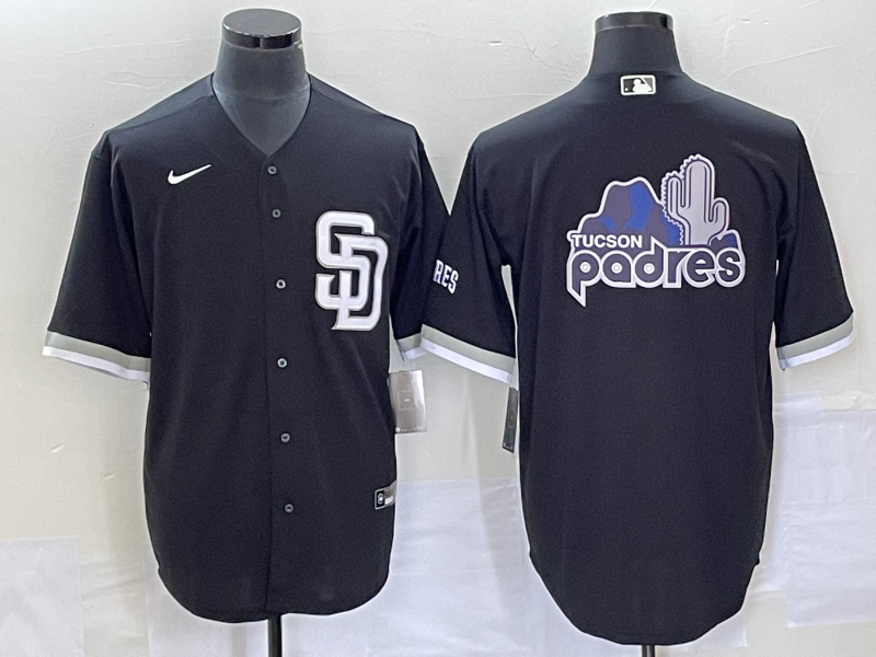 Men's San Diego Padres Black Replica Team Jerseys