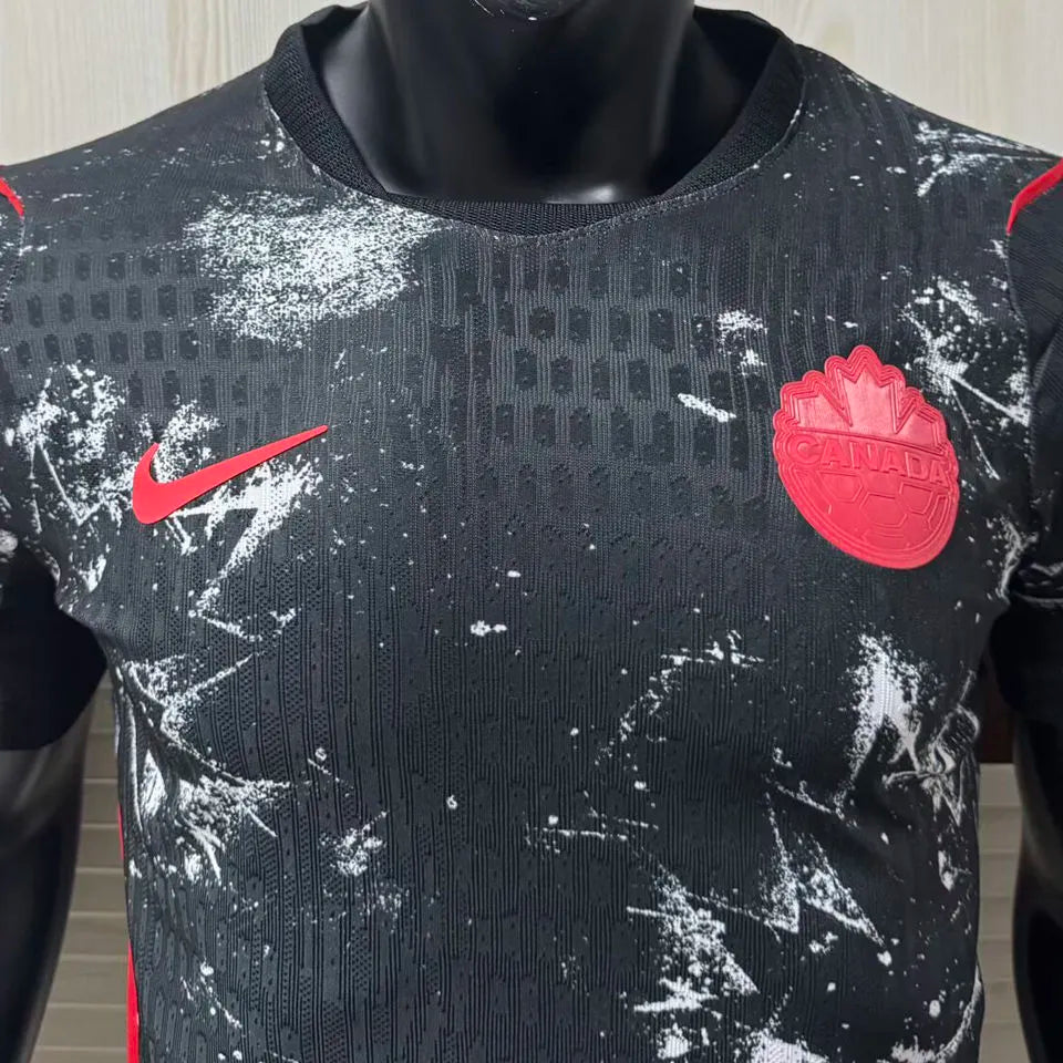 2026/27 Canada Away Player Version Soccer Jersey Detail 3