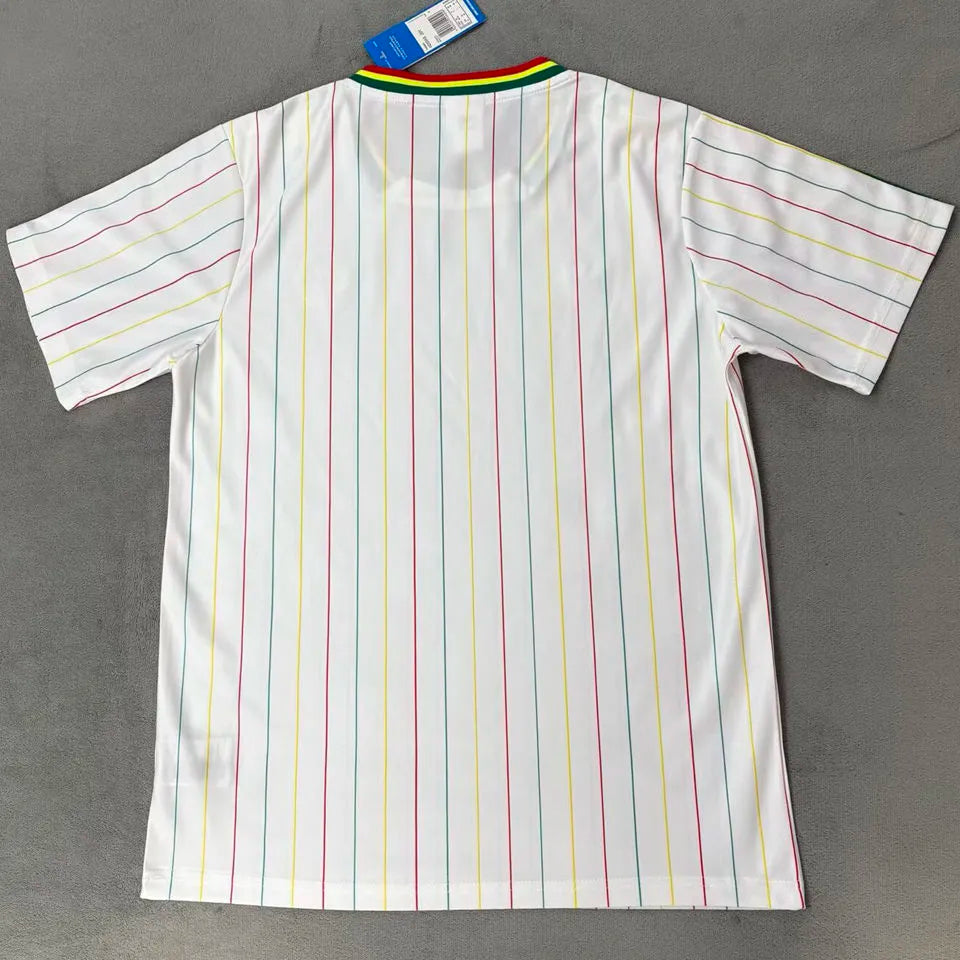 2026/27 Senegal White Retro Style Fans Soccer Jersey Back
