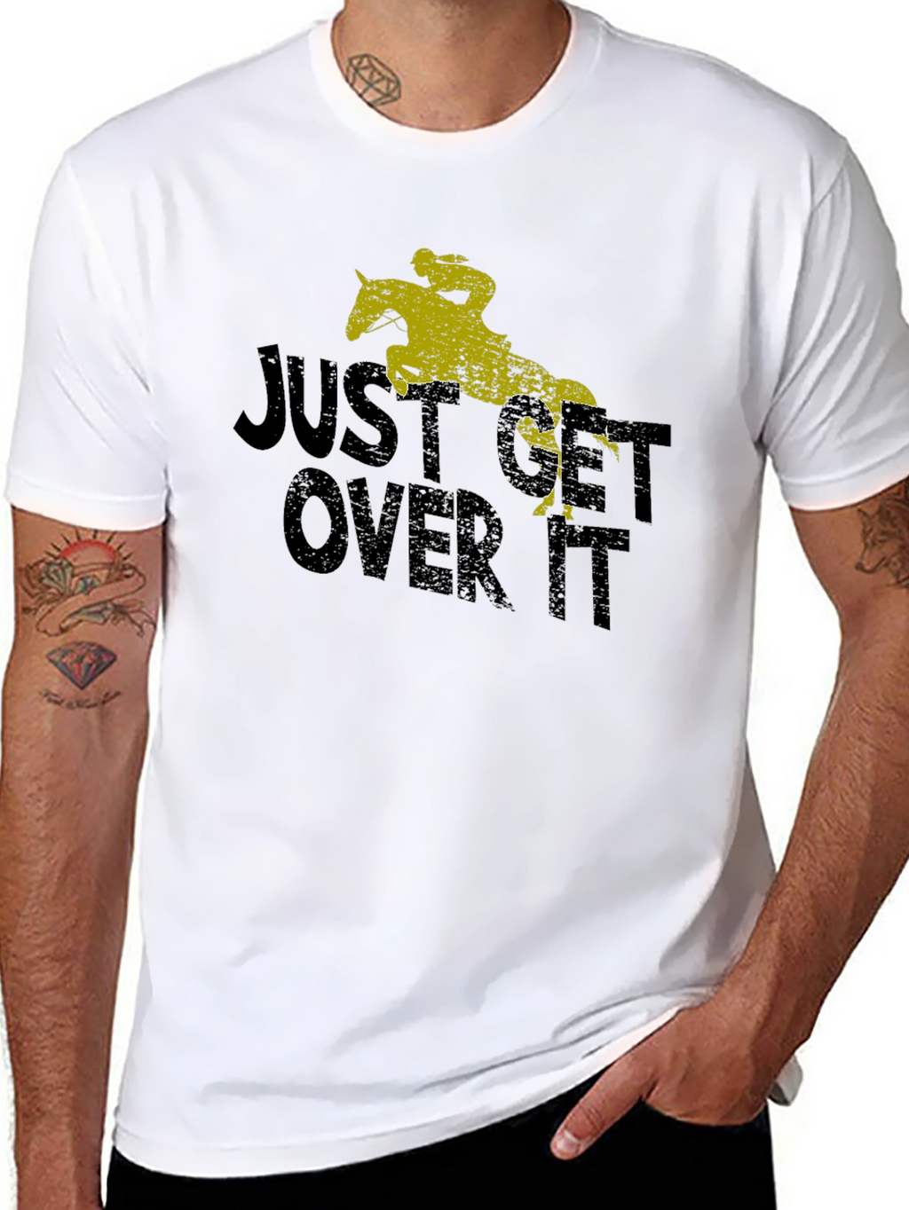 Just Get Over It Tee - Equestrian Shirt