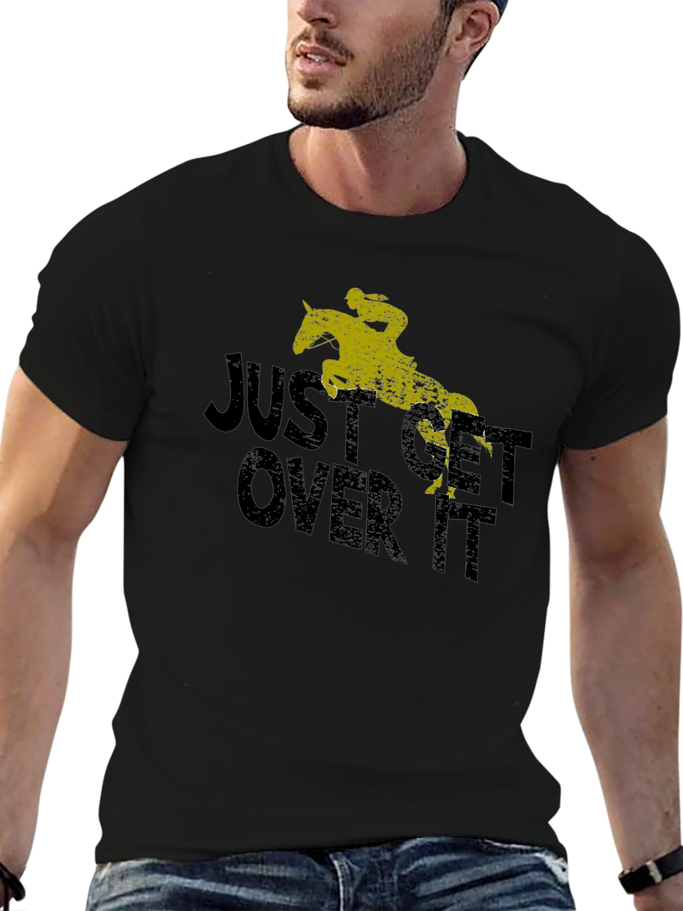 Just Get Over It Tee - Equestrian Shirt