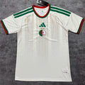 2026/27 Algeria Home White Fans Soccer Jersey （Have 2 Star 有 2 星） Front