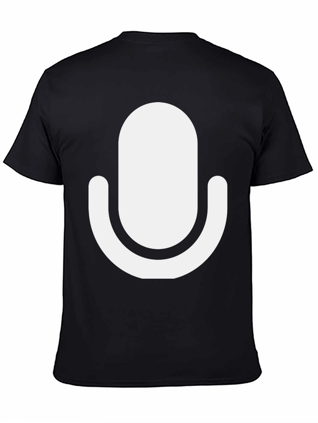 Retro Mic Black T-Shirt
