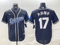 Men's Los Angeles Dodgers Shohei Ohtani #17 Black Alternate Replica Team Jerseys
