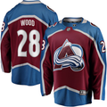 Men's Colorado Avalanche Miles Wood #28 Maroon Home Breakaway Jerseys