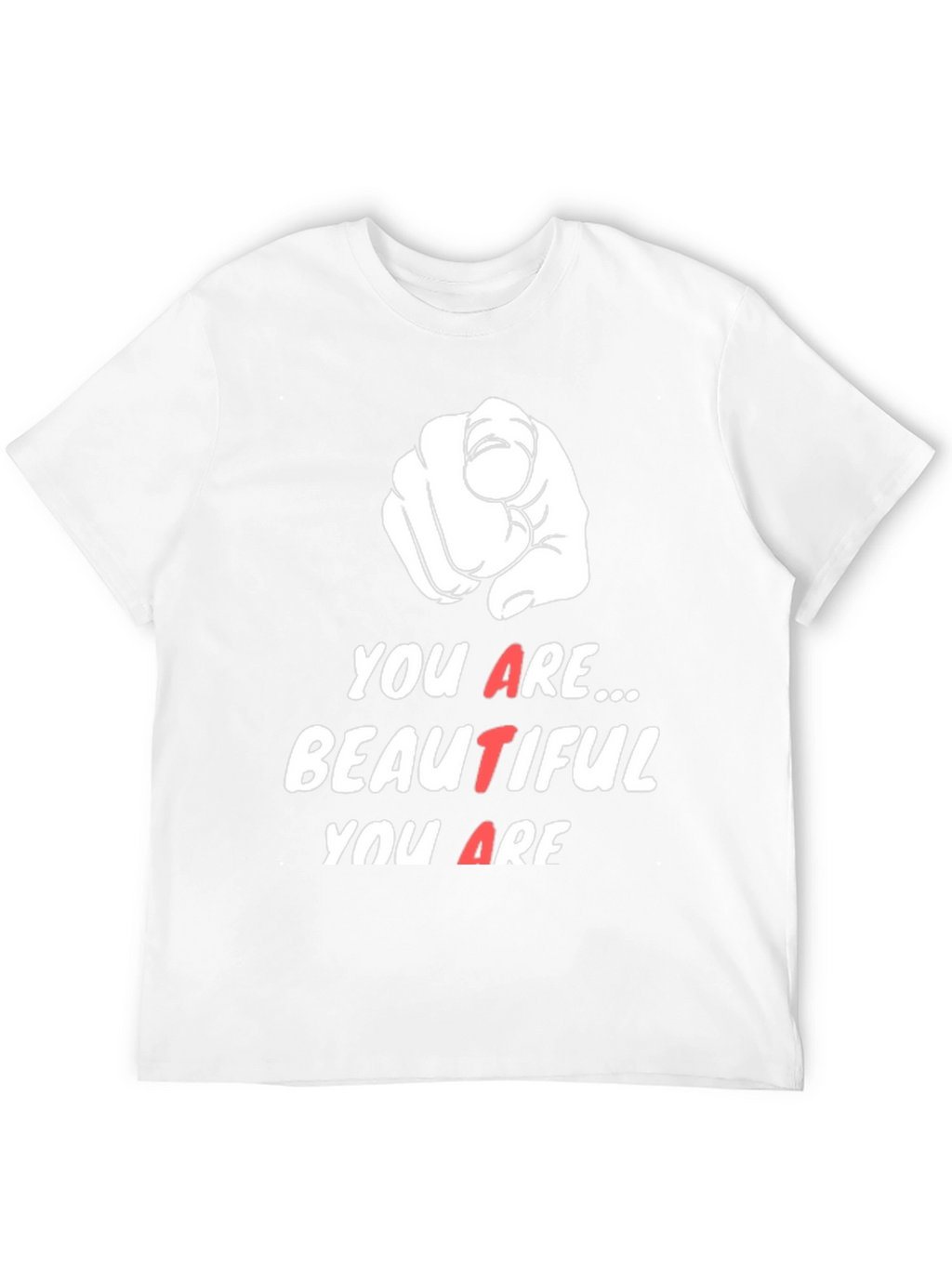 You Are Beautiful T-Shirt - Black Graphic Tee