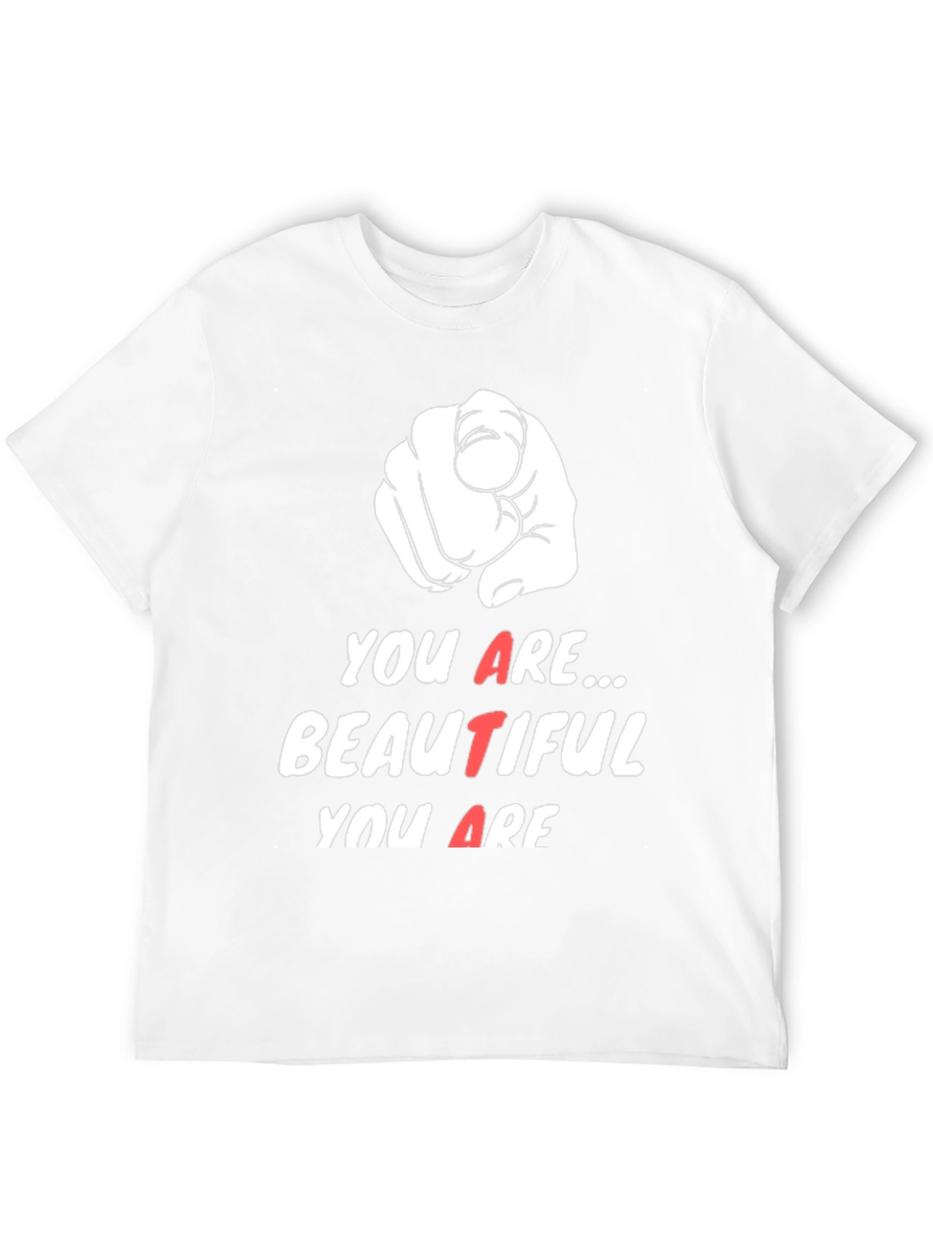 You Are Beautiful T-Shirt - Black Graphic Tee