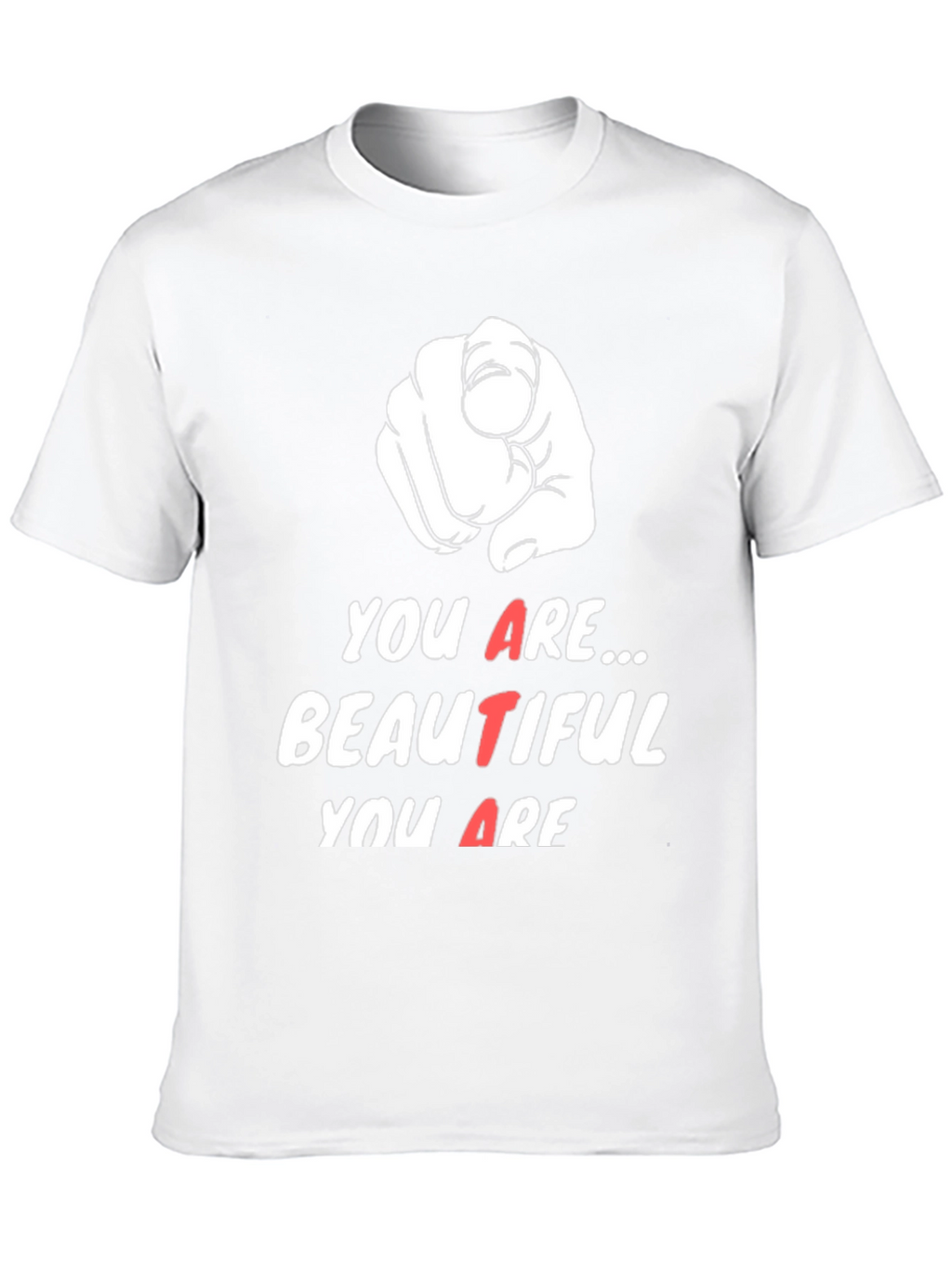 You Are Beautiful T-Shirt - Black Graphic Tee