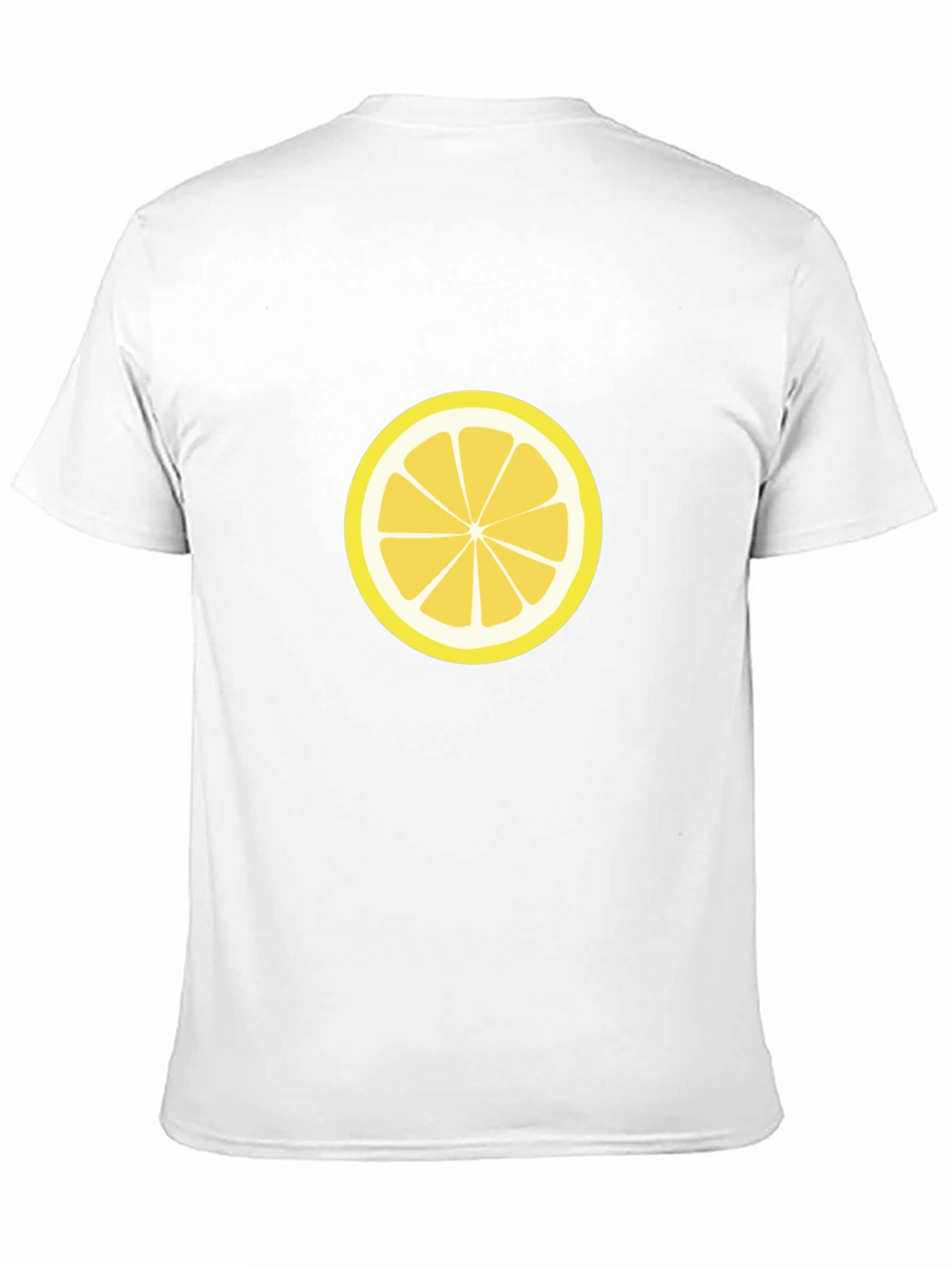 Lemon Slice Graphic Tee - Black Cotton T-Shirt