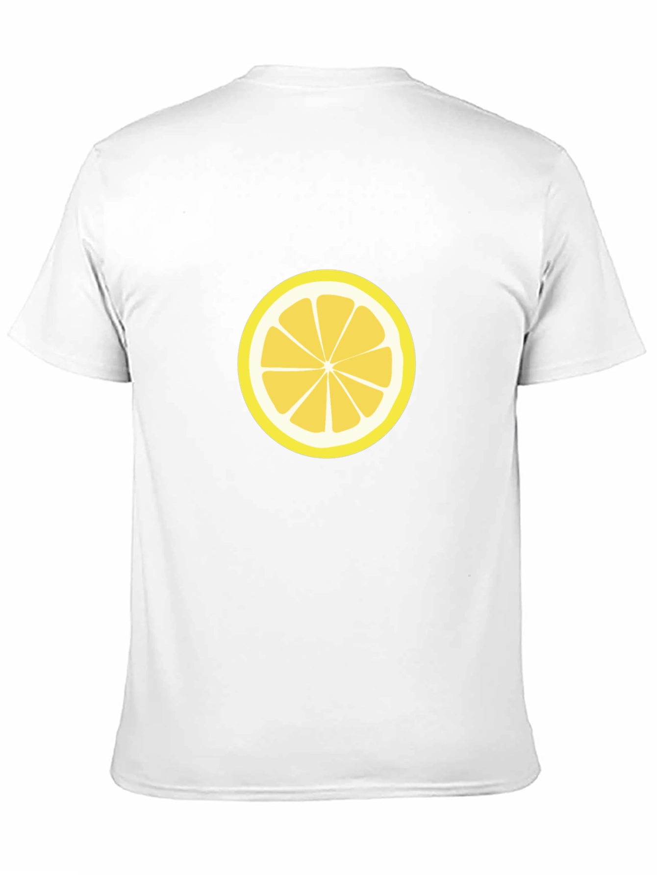 Lemon Slice Graphic Tee - Black Cotton T-Shirt