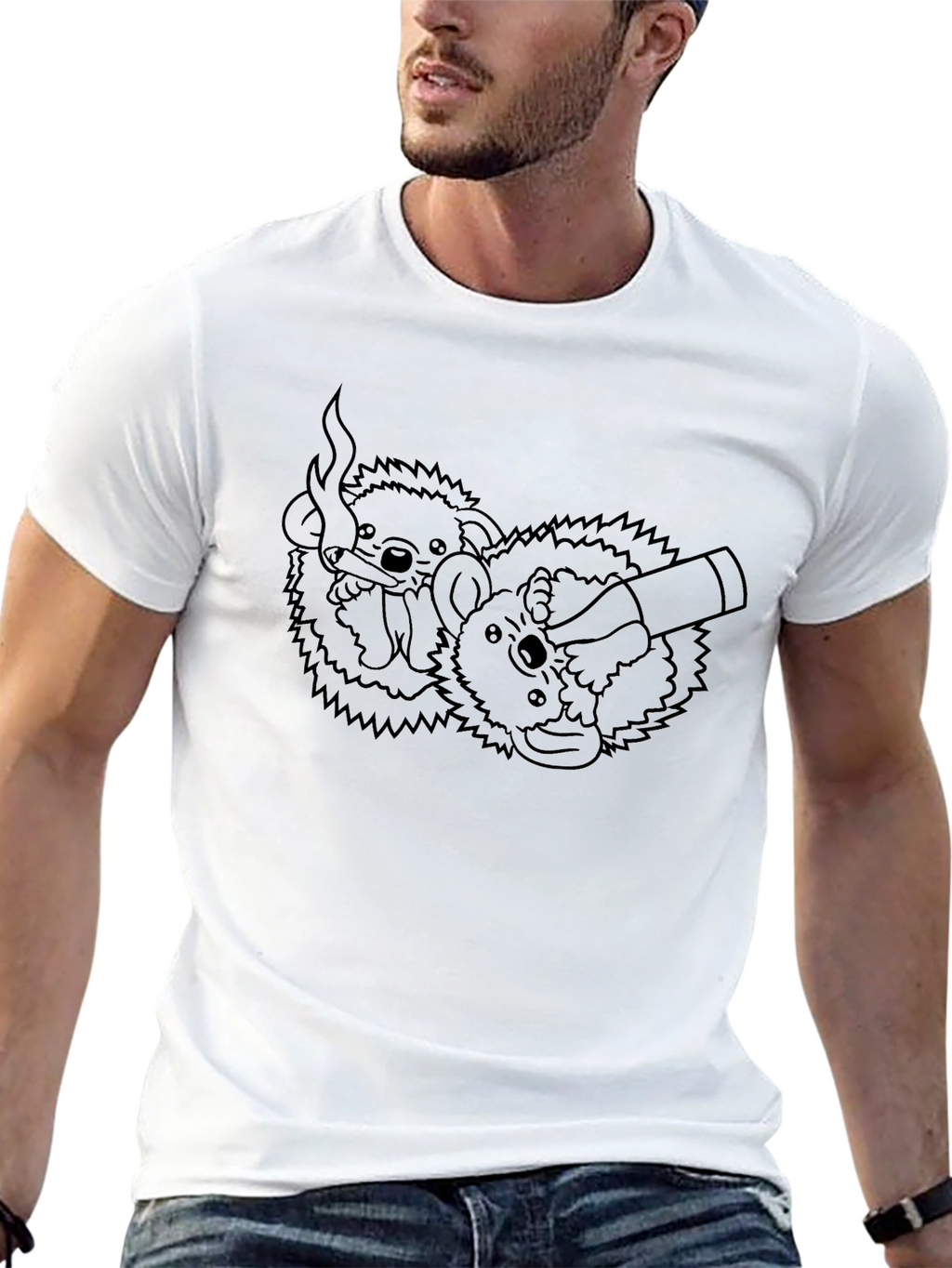 Cool Hedgehogs T-Shirt - Unique Graphic Tee