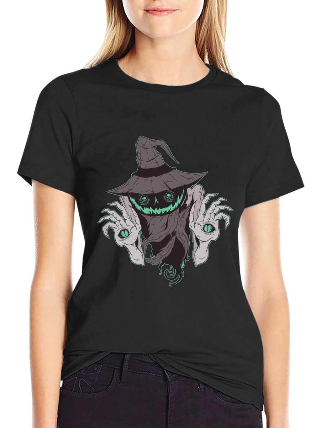 Spooky Monster Graphic Tee - Halloween Ready