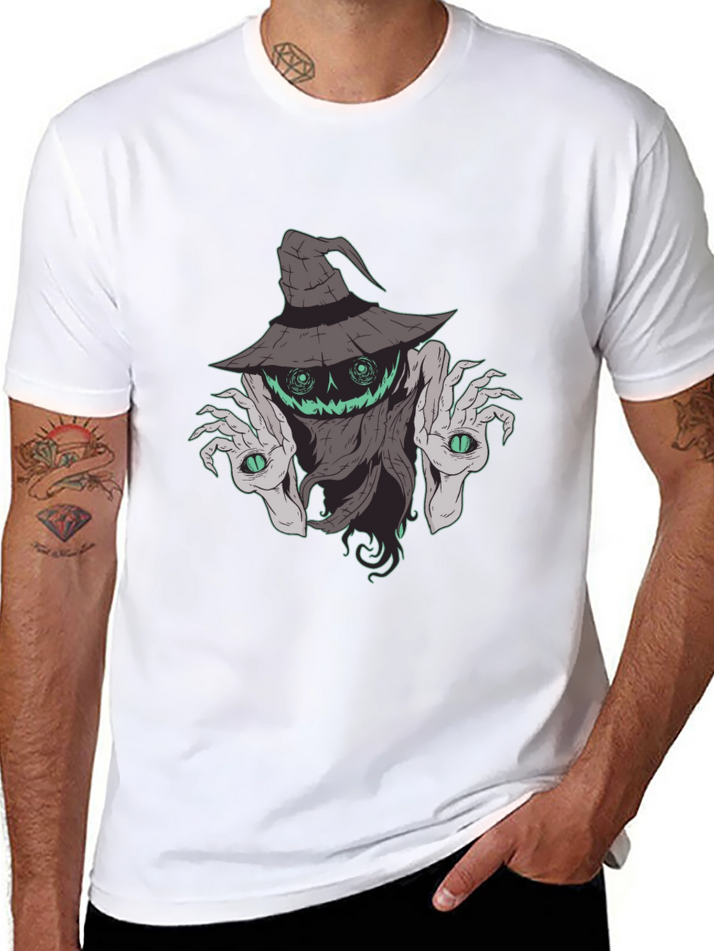 Spooky Monster Graphic Tee - Halloween Ready
