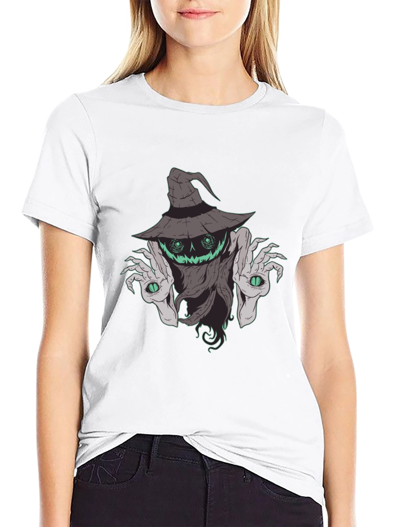 Spooky Monster Graphic Tee - Halloween Ready