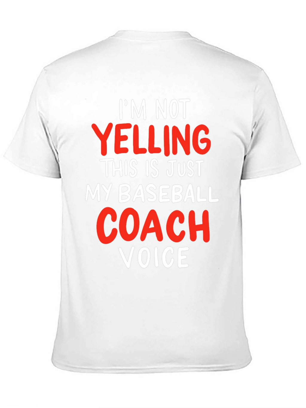 Baseball Coach Voice T-Shirt - Funny Gift