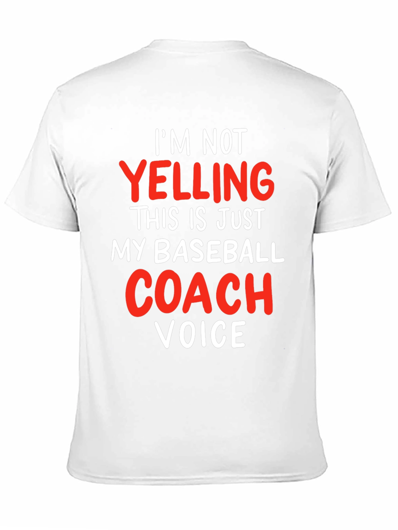 Baseball Coach Voice T-Shirt - Funny Gift