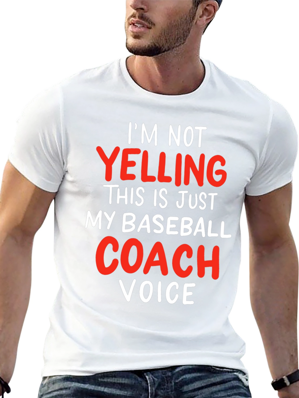 Baseball Coach Voice T-Shirt - Funny Gift