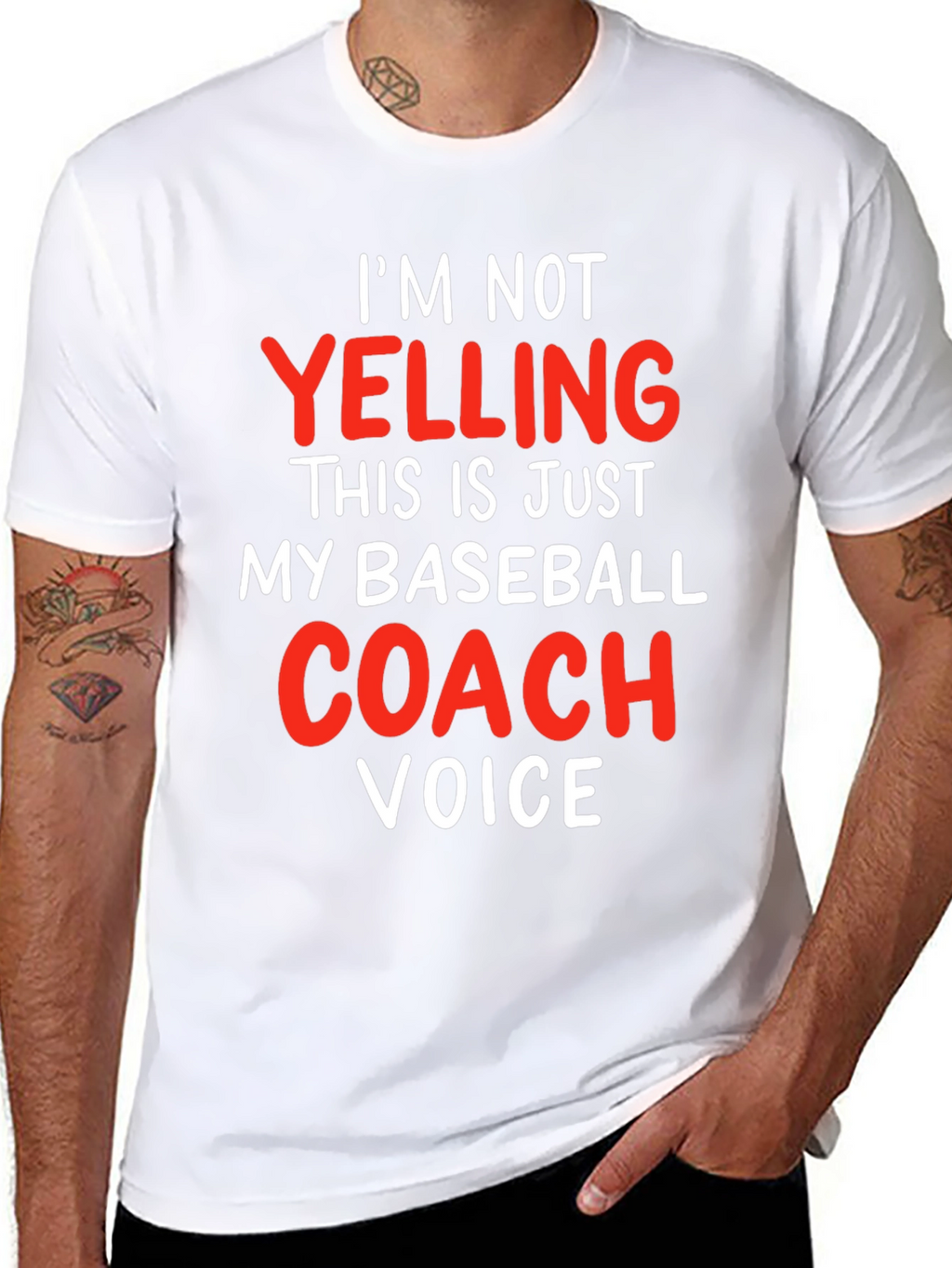 Baseball Coach Voice T-Shirt - Funny Gift