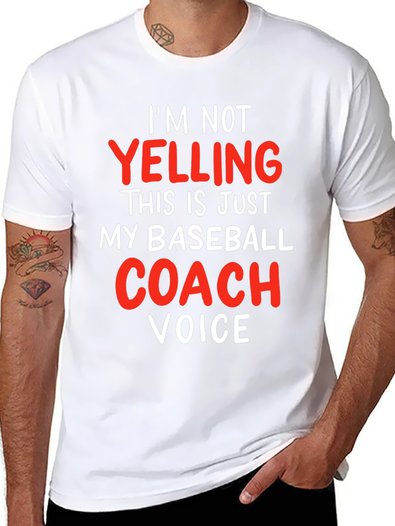 Baseball Coach Voice T-Shirt - Funny Gift