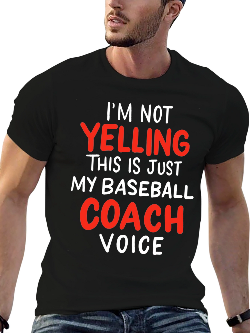 Baseball Coach Voice T-Shirt - Funny Gift