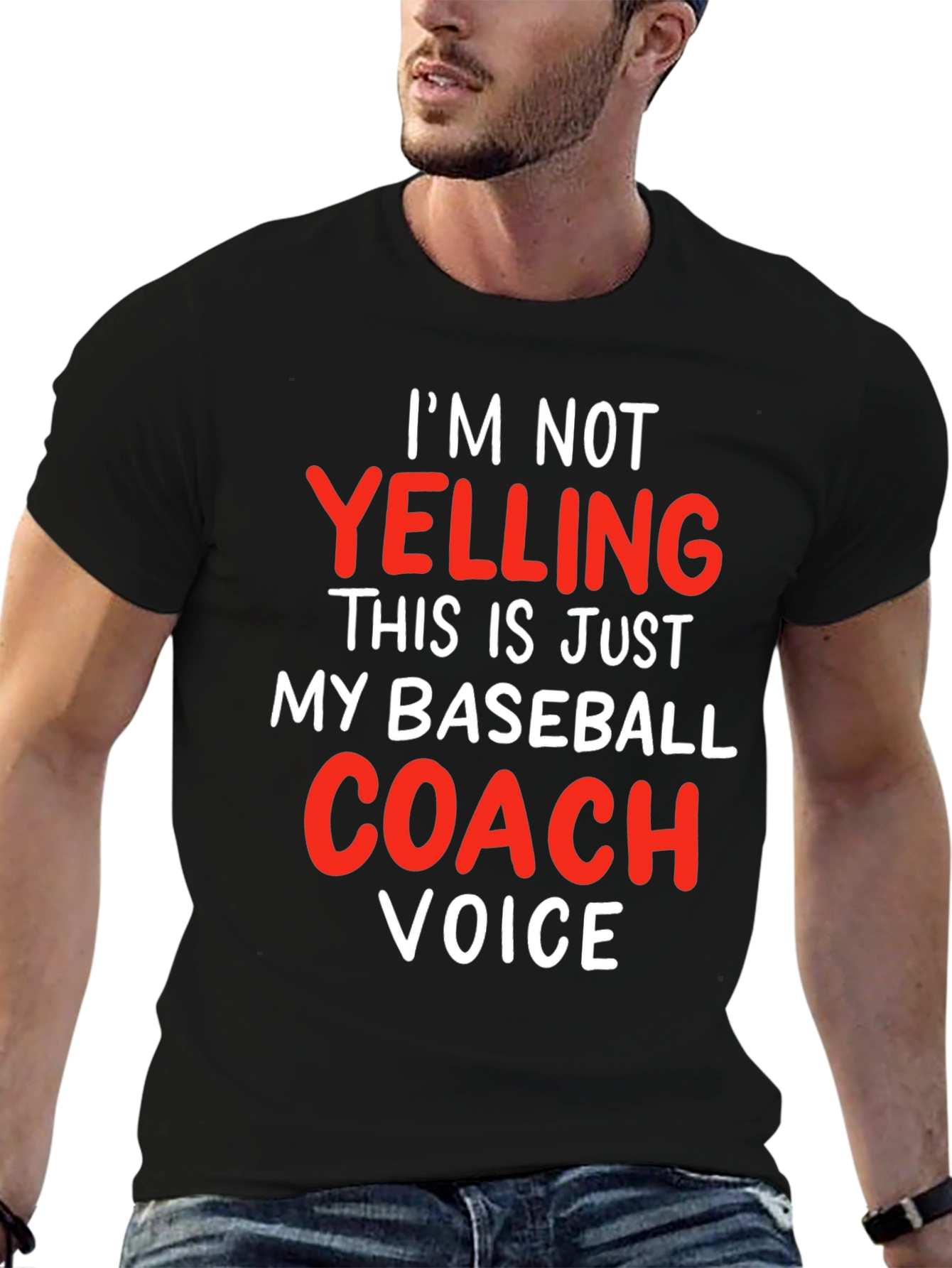 Baseball Coach Voice T-Shirt - Funny Gift