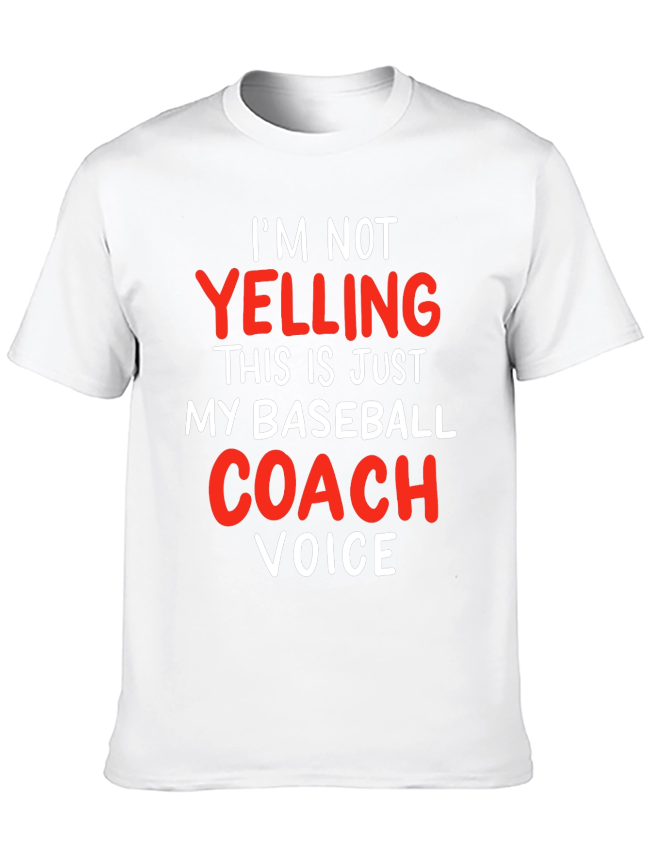 Baseball Coach Voice T-Shirt - Funny Gift
