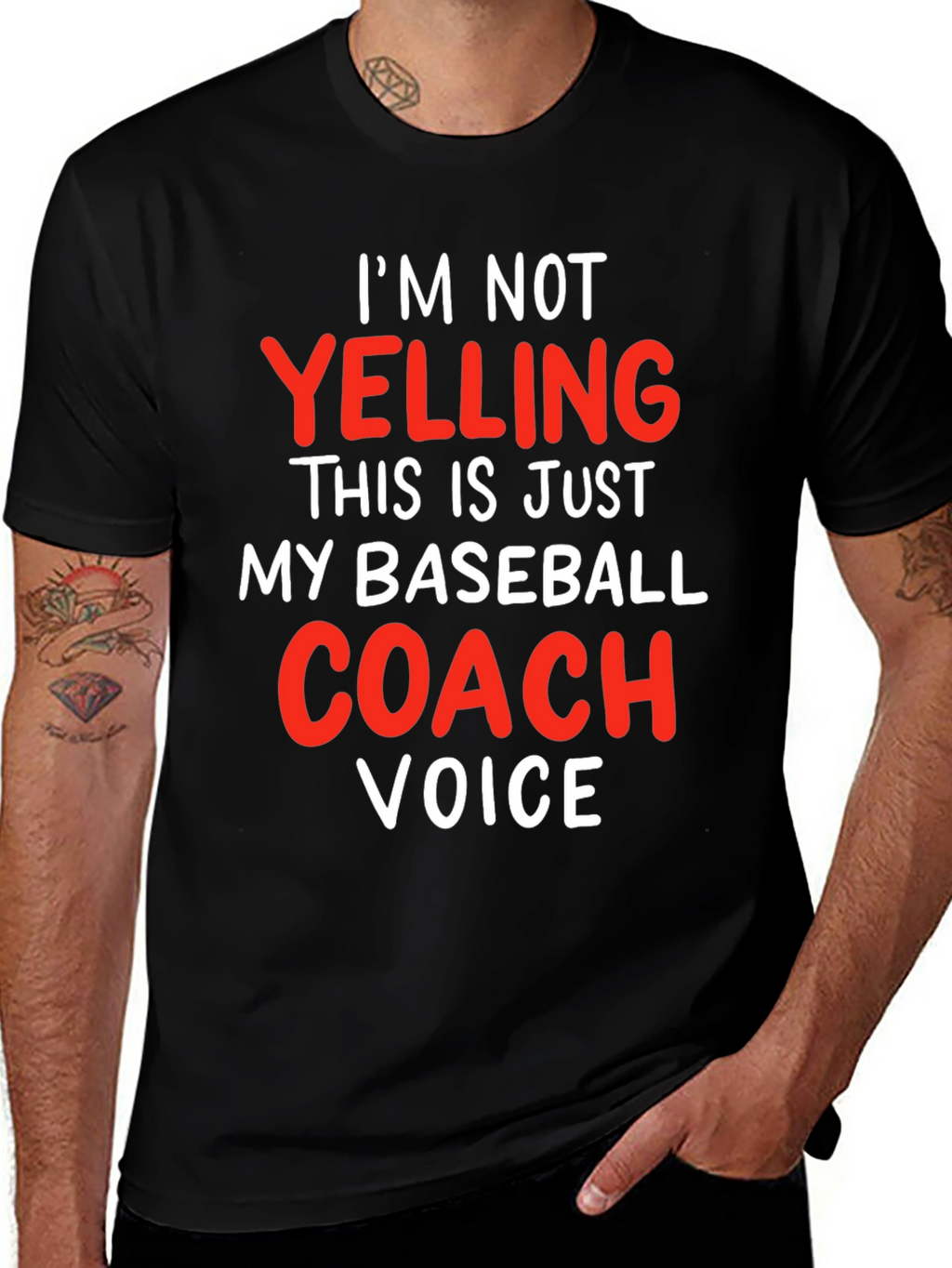 Baseball Coach Voice T-Shirt - Funny Gift