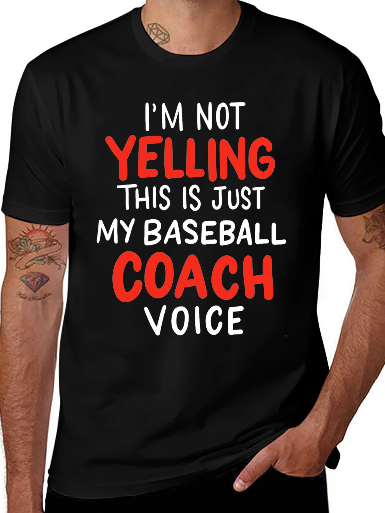 Baseball Coach Voice T-Shirt - Funny Gift