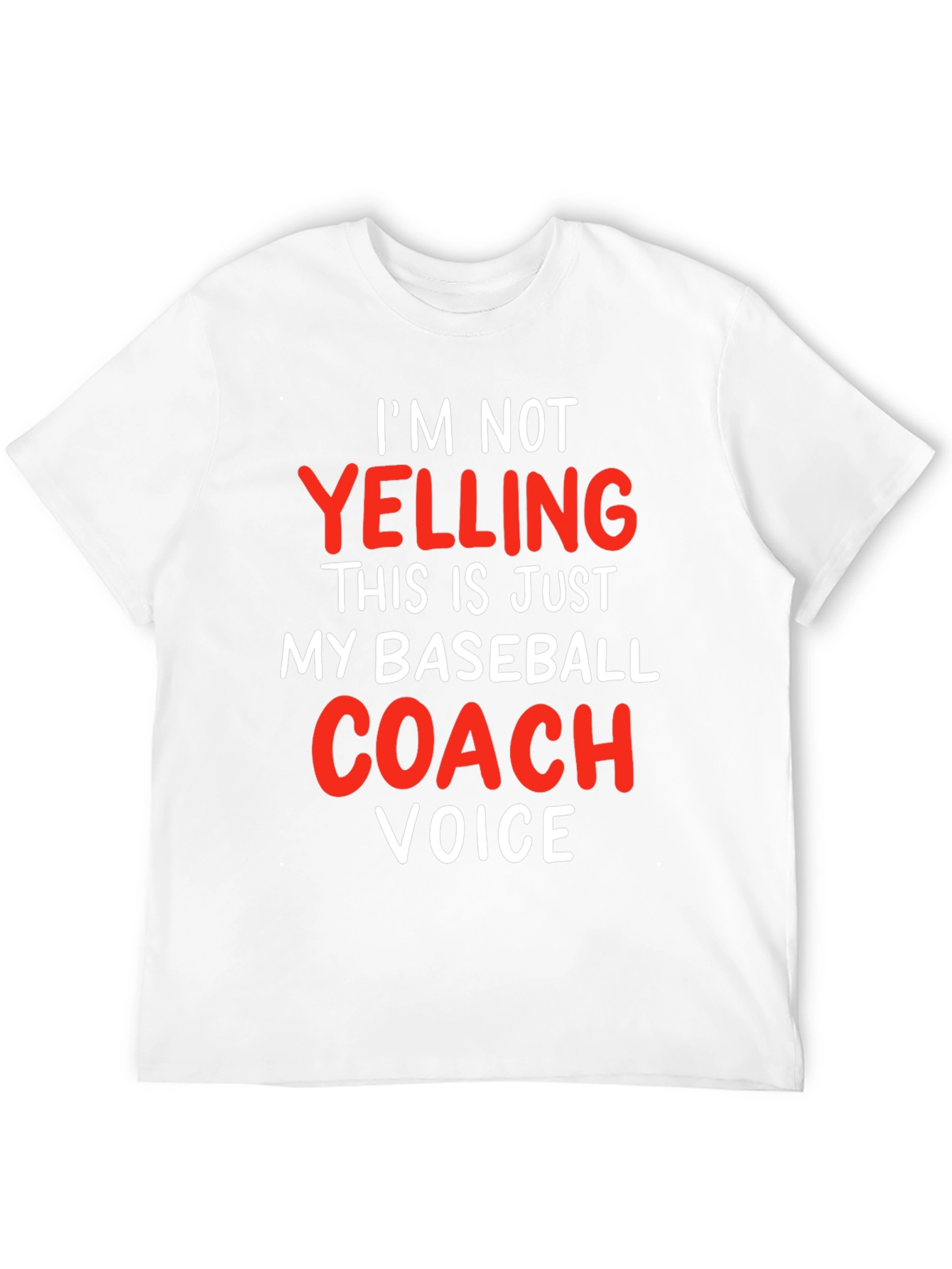 Baseball Coach Voice T-Shirt - Funny Gift
