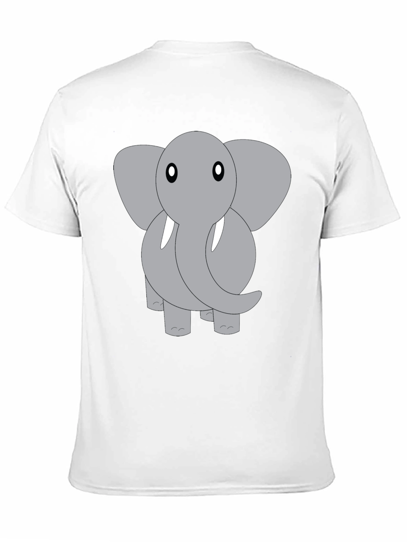 Elephant Graphic Tee - Cute Animal Design