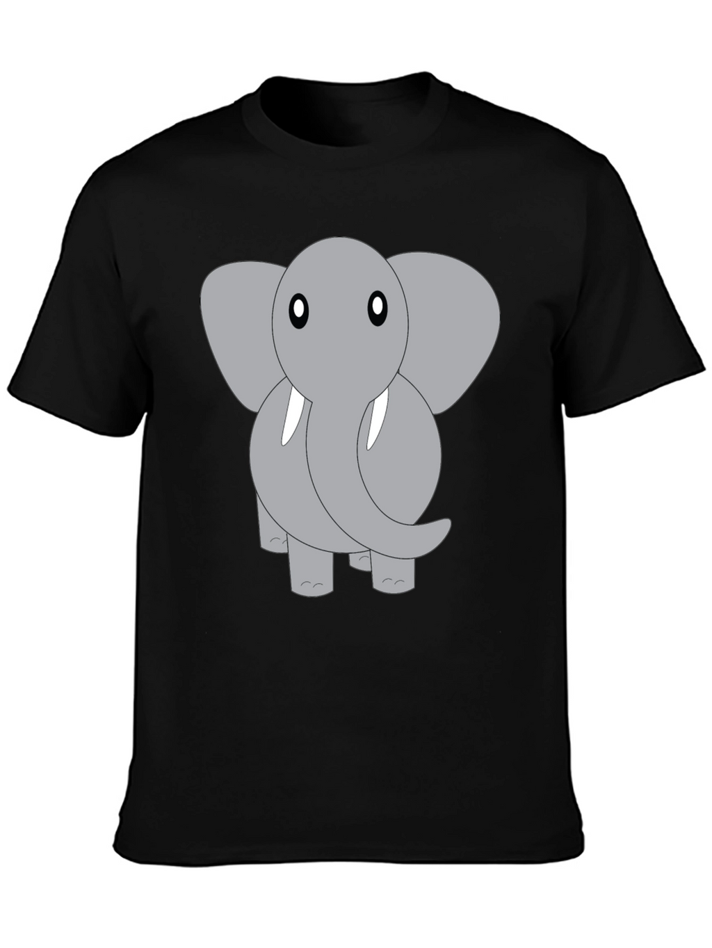 Elephant Graphic Tee - Cute Animal Design