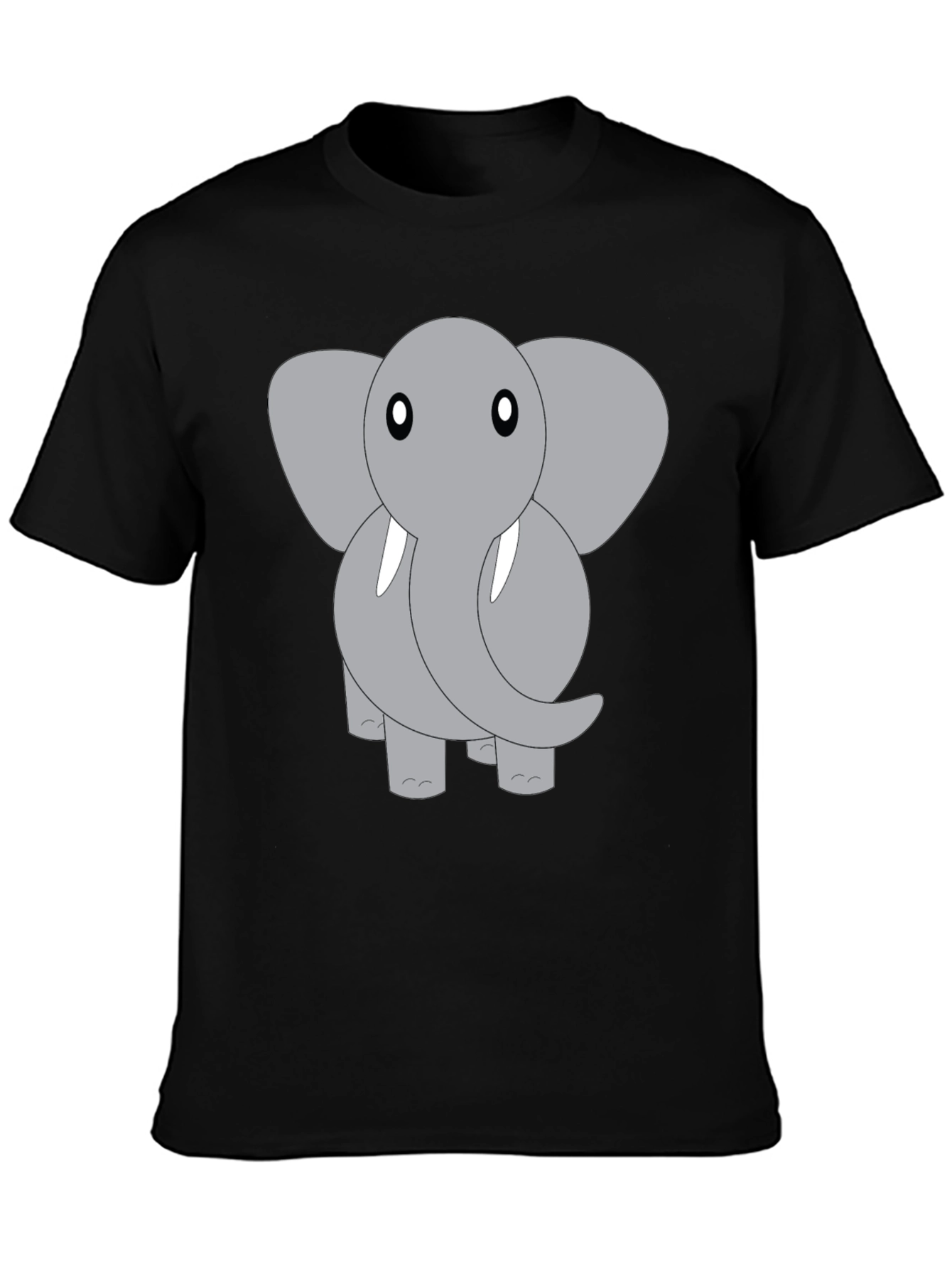 Elephant Graphic Tee - Cute Animal Design