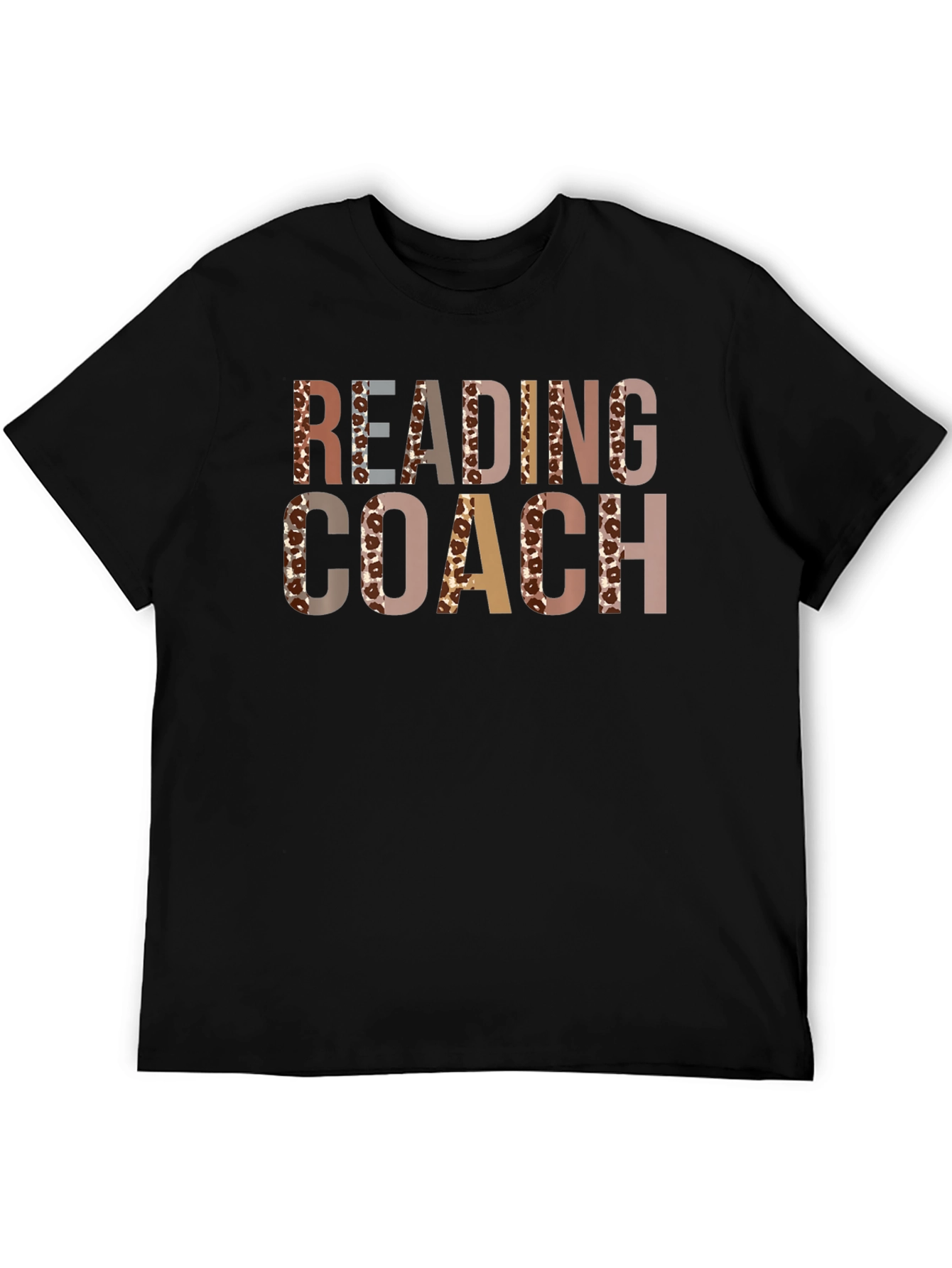 Reading Coach Leopard Print Graphic Tee