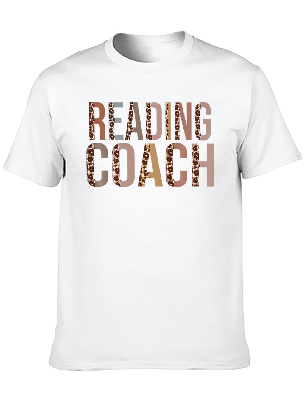 Reading Coach Leopard Print Graphic Tee