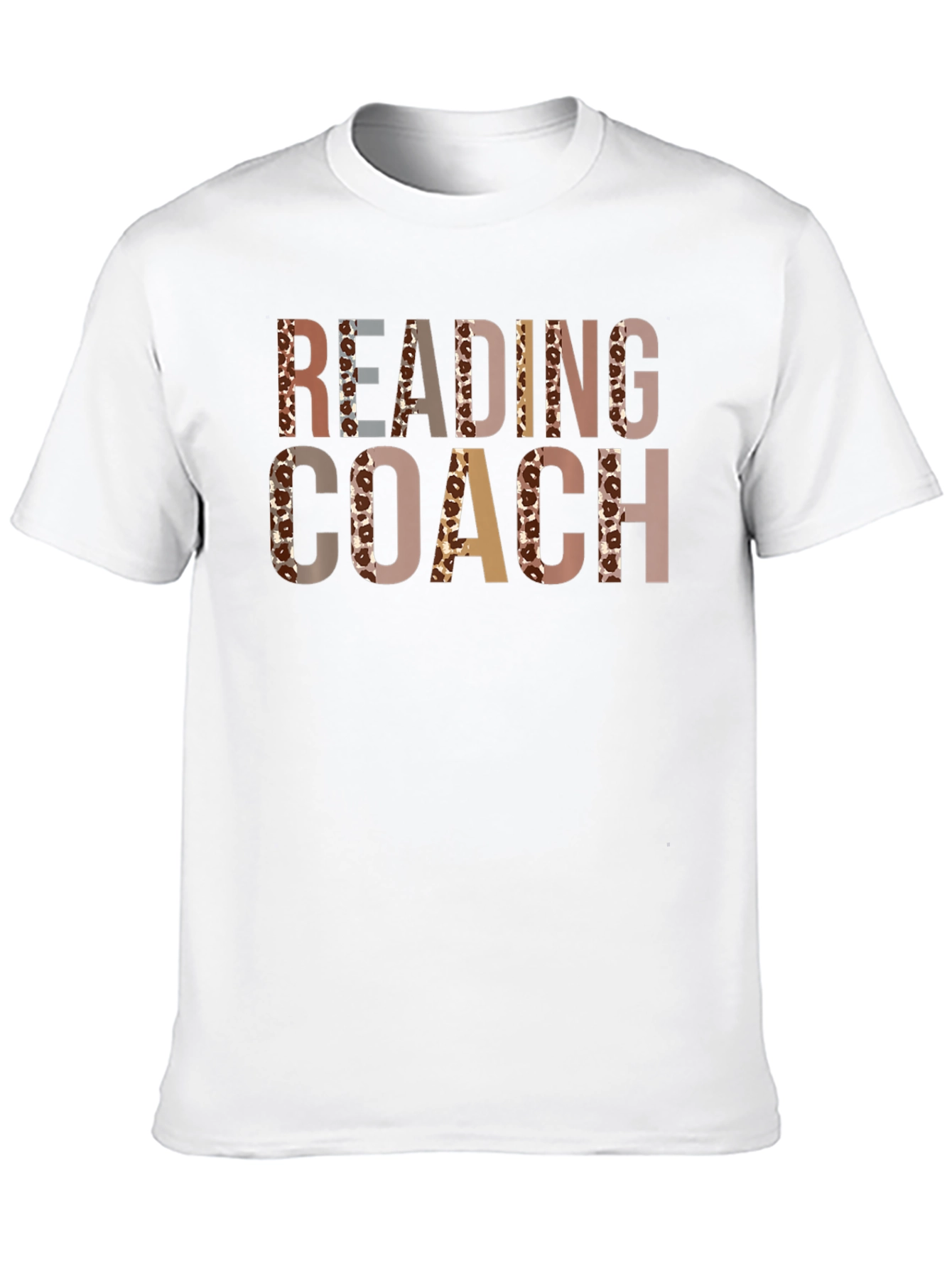 Reading Coach Leopard Print Graphic Tee