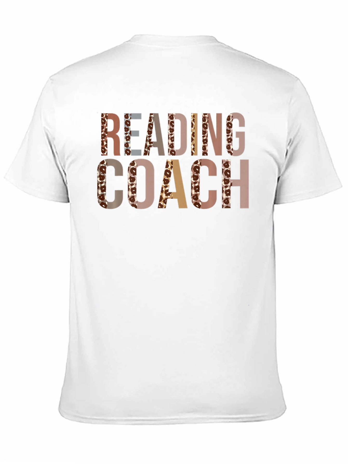 Reading Coach Leopard Print Graphic Tee