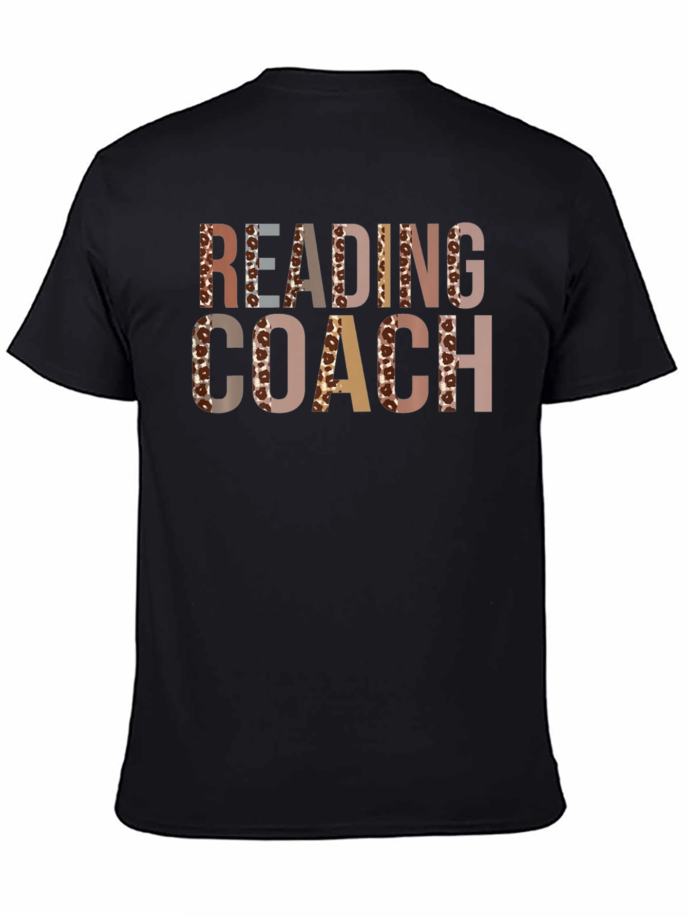 Reading Coach Leopard Print Graphic Tee
