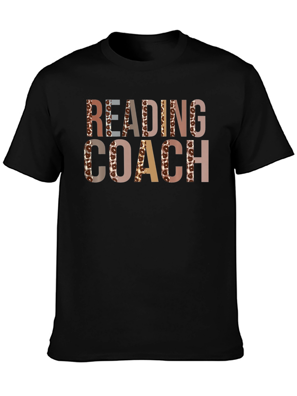 Reading Coach Leopard Print Graphic Tee