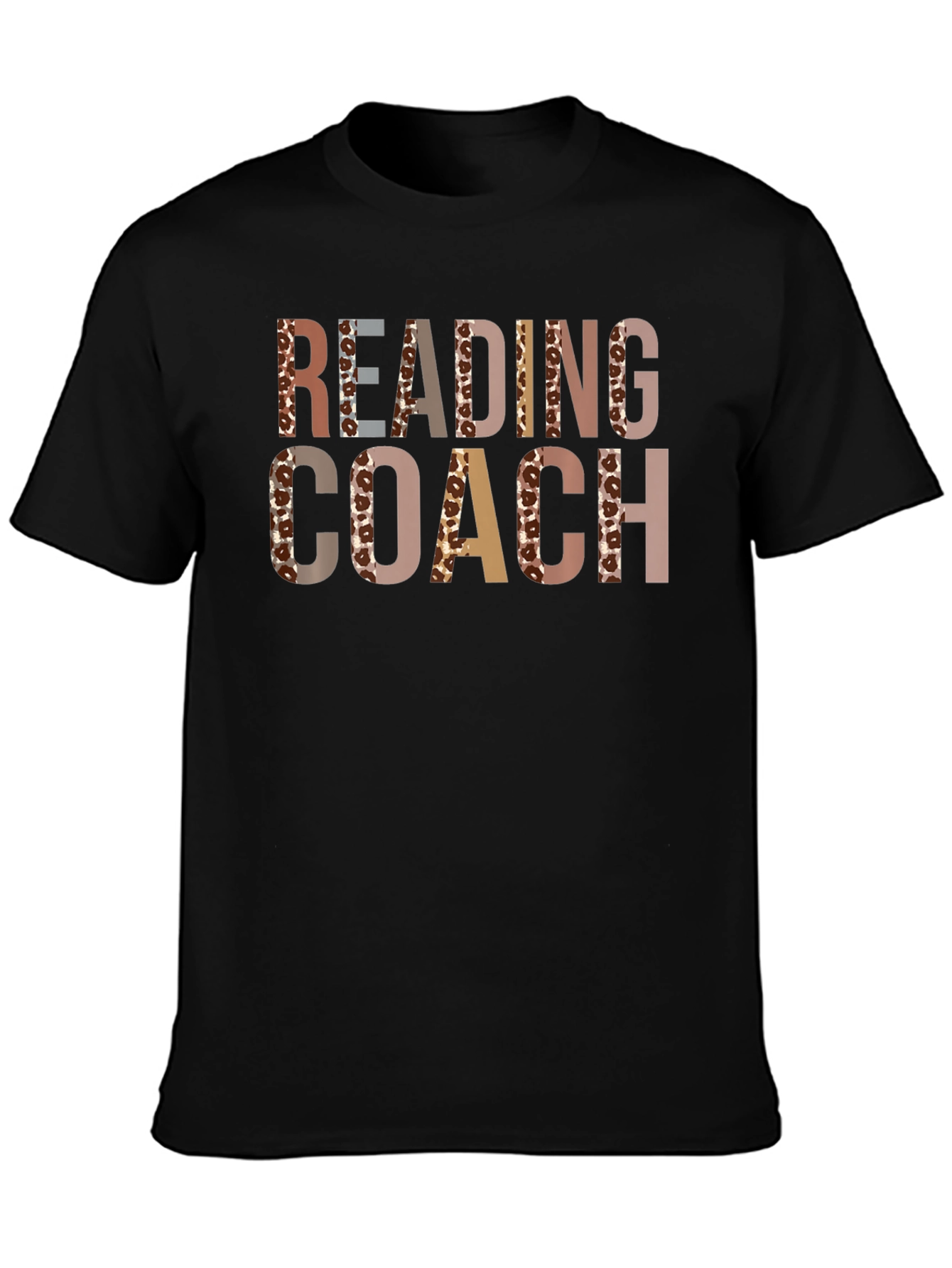 Reading Coach Leopard Print Graphic Tee