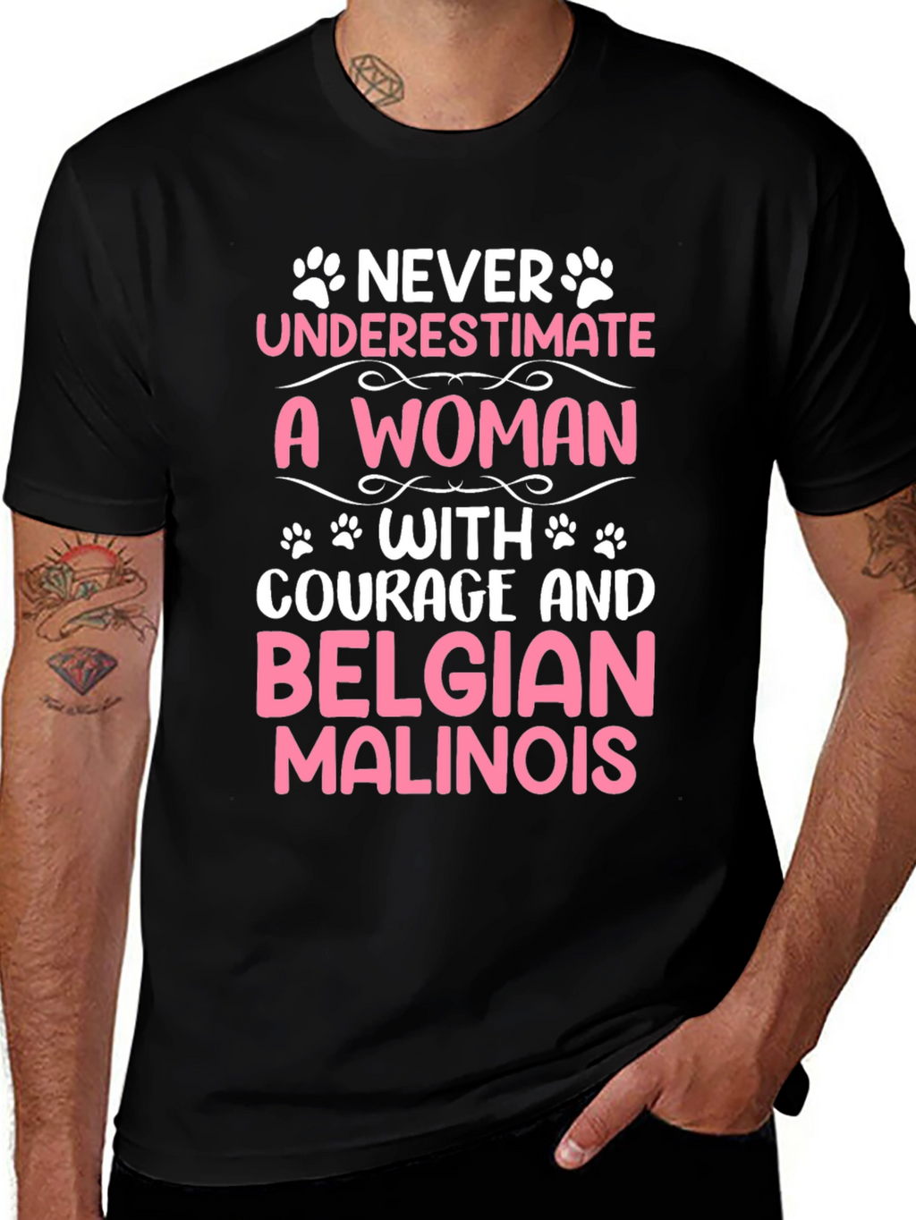 Courageous Woman Belgian Malinois T-Shirt