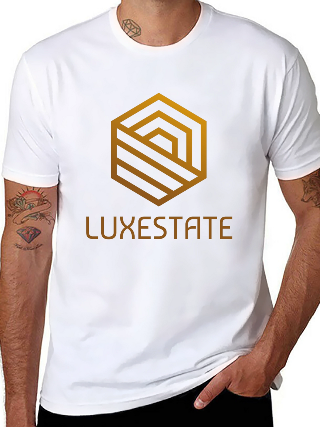 Luxestate Graphic Tee - Modern Design