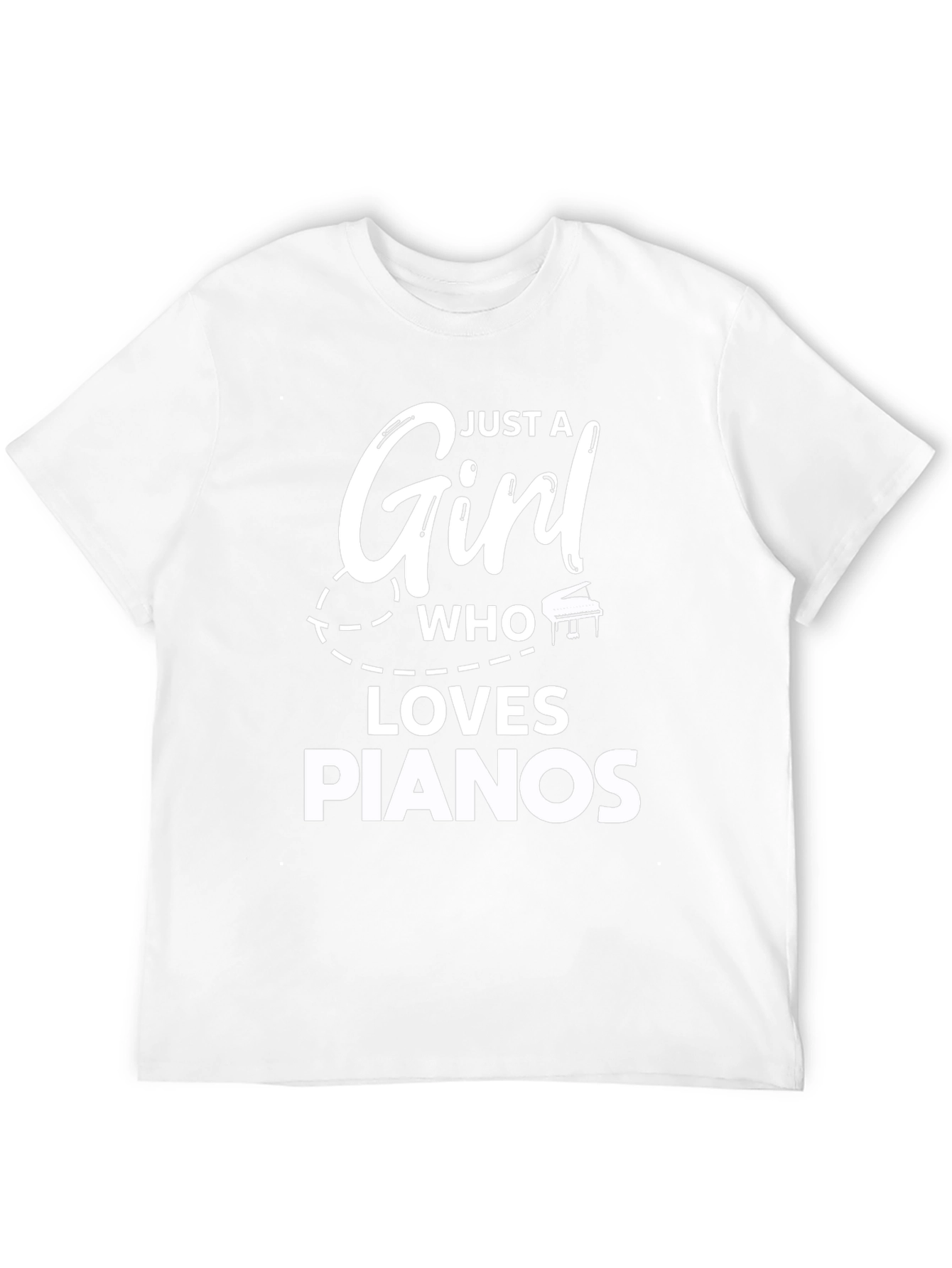 Just A Girl Who Loves Pianos T-Shirt