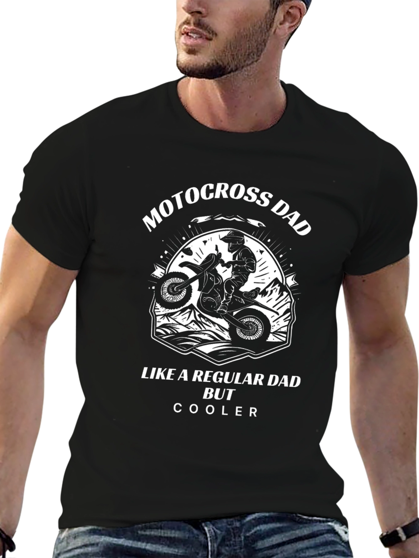 Motocross Dad T-Shirt - Regular Dad But Cooler