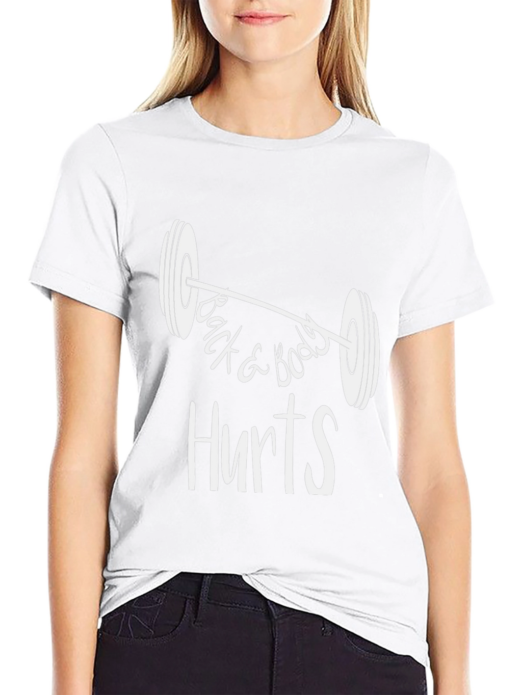 Funny Workout T-Shirt - Back & Body Hurts