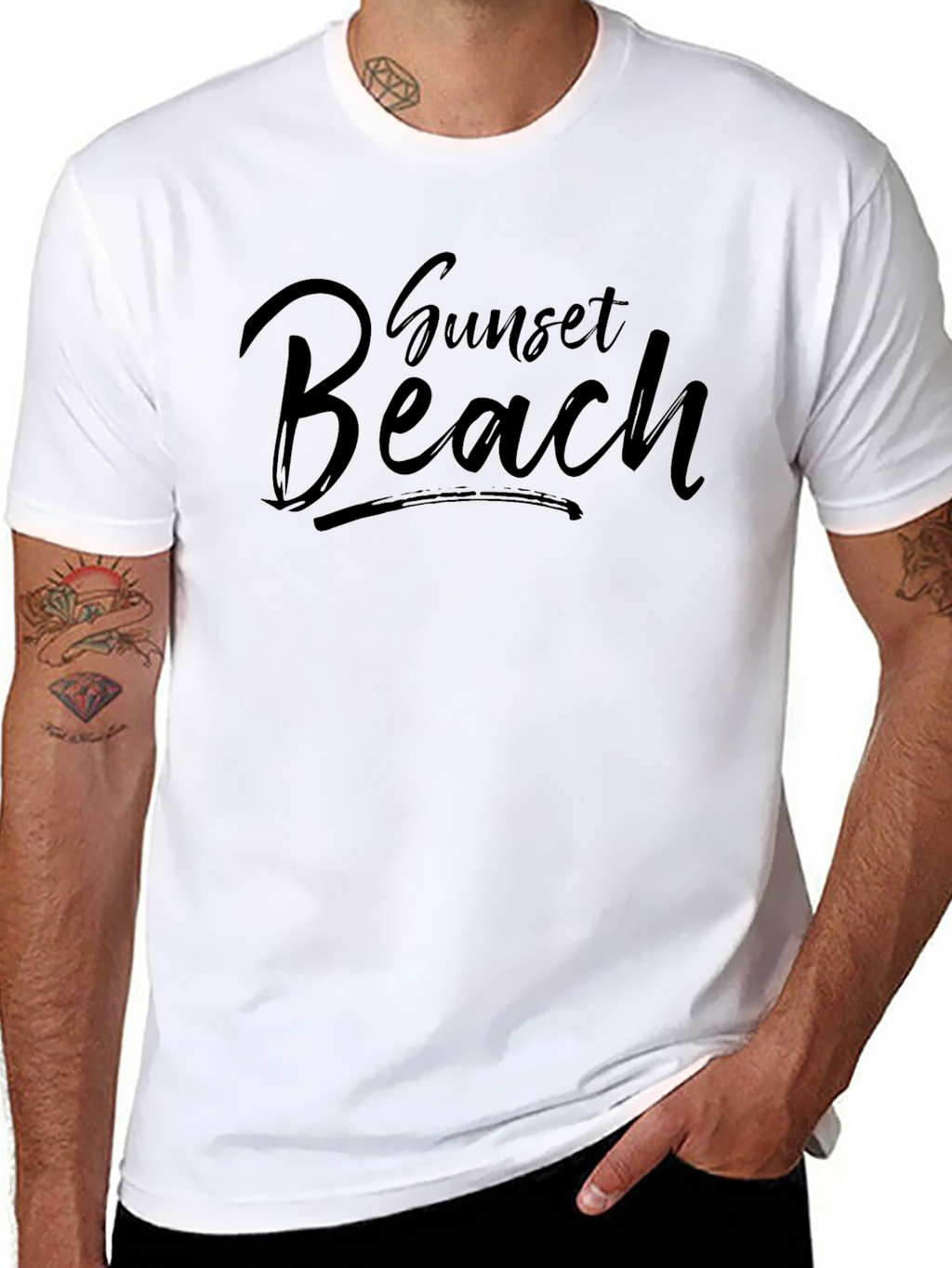 Sunset Beach Graphic Tee - Stylish & Comfortable