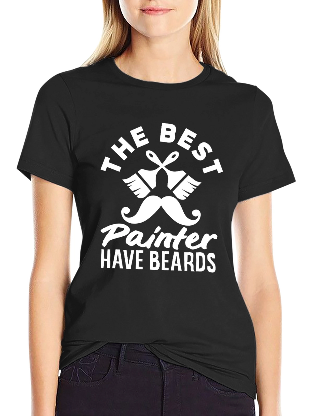 Painter With Beard Graphic T-Shirt