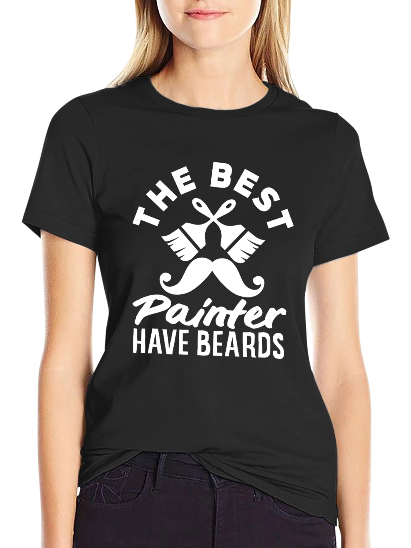 Painter With Beard Graphic T-Shirt