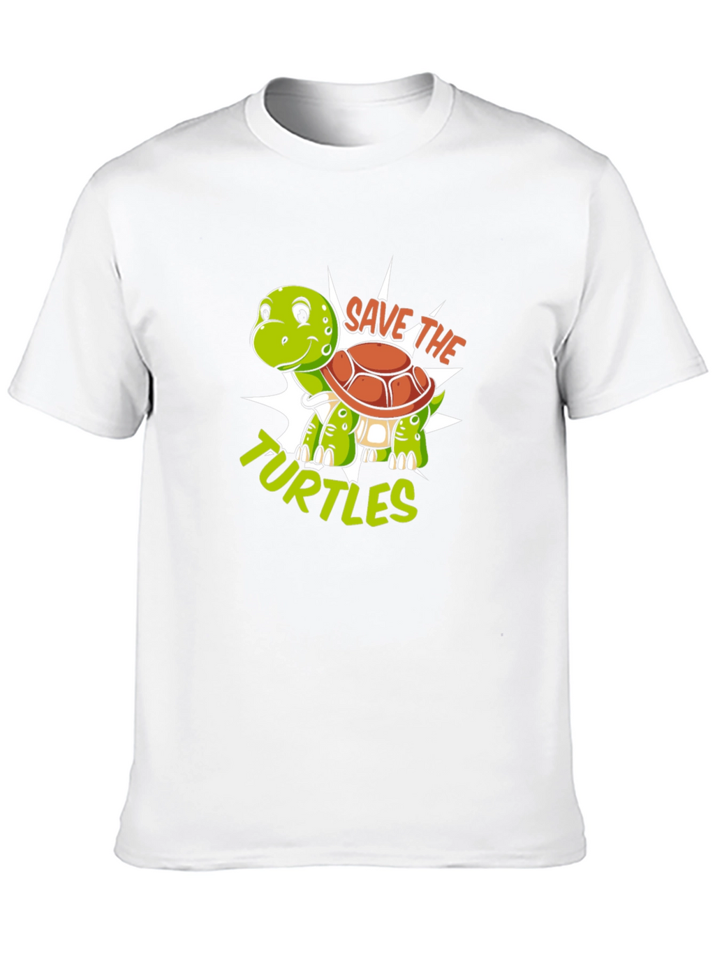 Save the Turtles Graphic Tee - Black