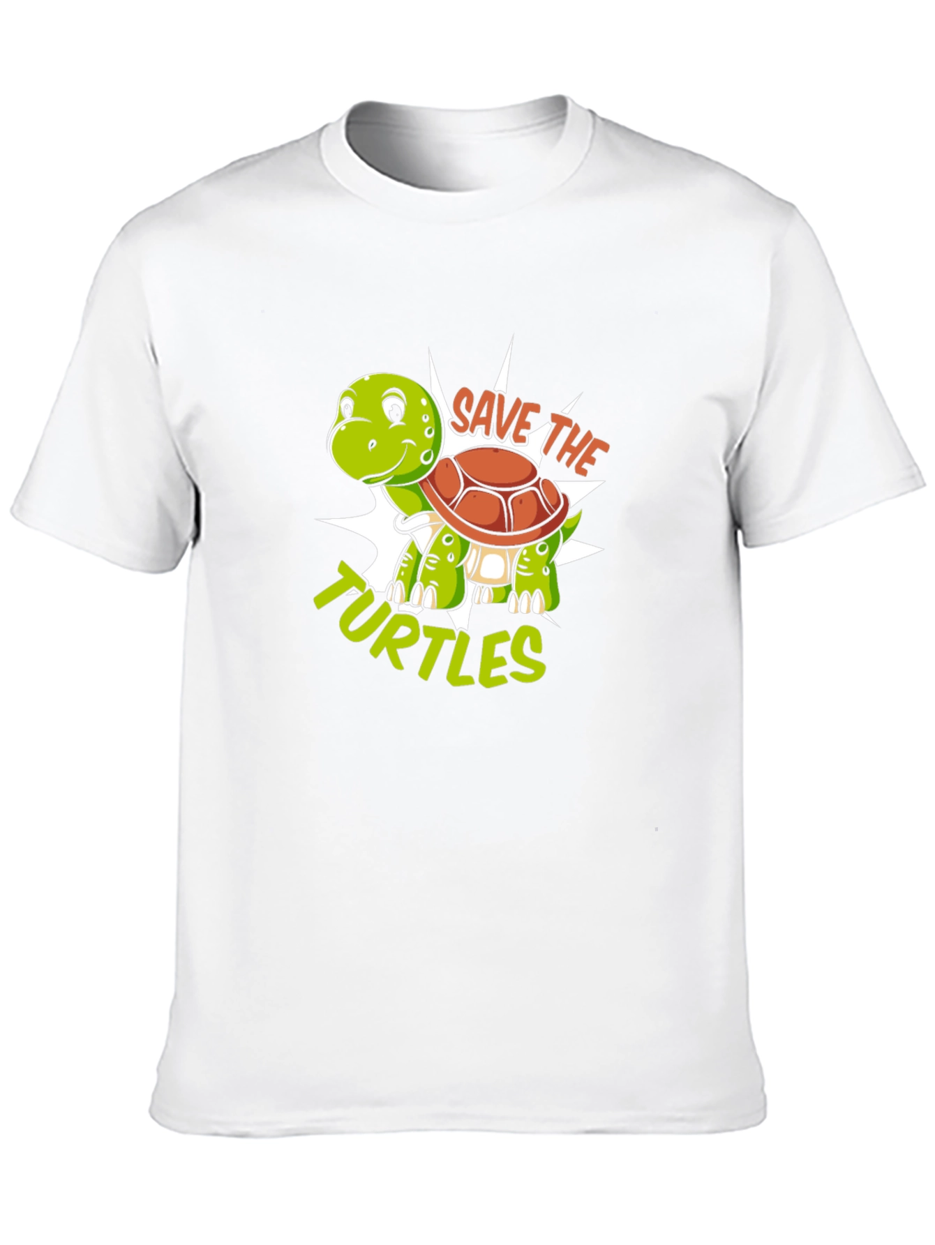 Save the Turtles Graphic Tee - Black